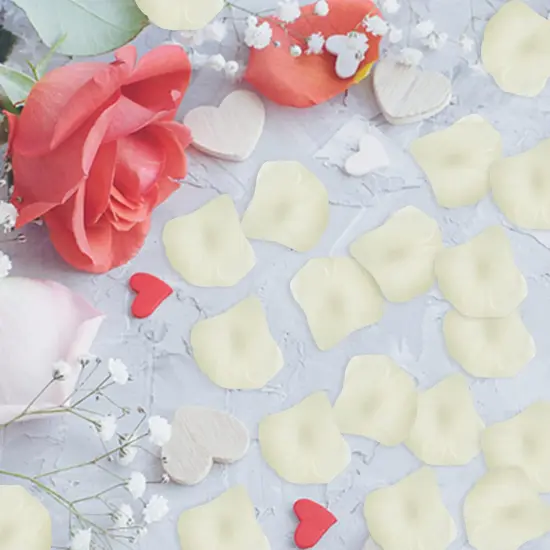 3200 Pcs Artificial Rose Petals Valentines Day Decorations for The Home, Fake Rose Flower Petals for Wedding {5}