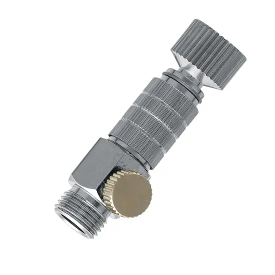 Quick Release Disconnect Coupling with Plug & Airflow Control Valve - 1/8" BSP Male and Femal Airbrush Fittings {1}