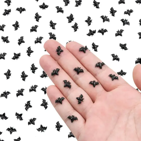 100PCS Halloween Miniature Bats Dollhouse {2}