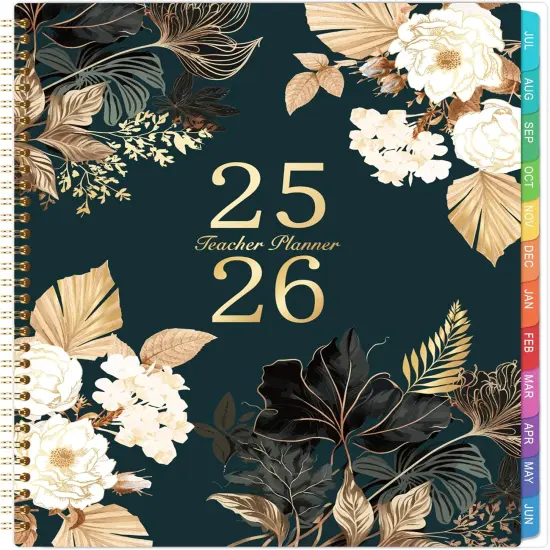 2025-2026 Teacher Planner - Gold-Black {1}