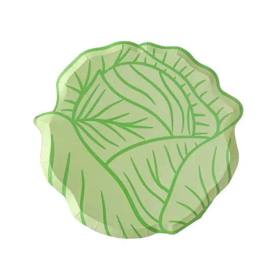 CABBAGE LEAF LARGE PLATES {1}