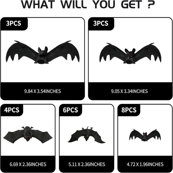 Halloween Hanging Bats 24 Pcs {3}