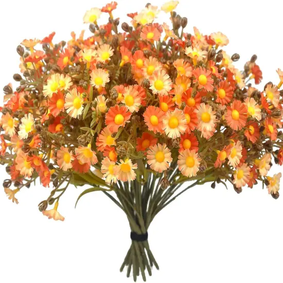 12 Bundles UV Resistant Artificial Fall Flowers {1}