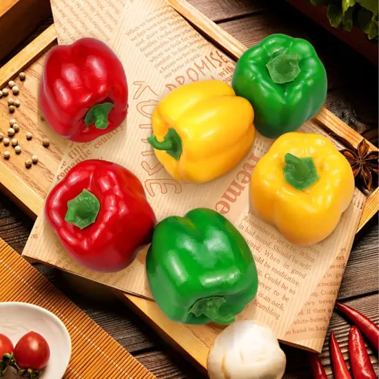 Artificial Fake Veggie 6Pcs (Each Color 2Pcs) {3}