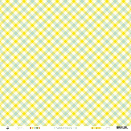 Fresh Lemonade Double-Sided Cardstock 12"X12" {3}
