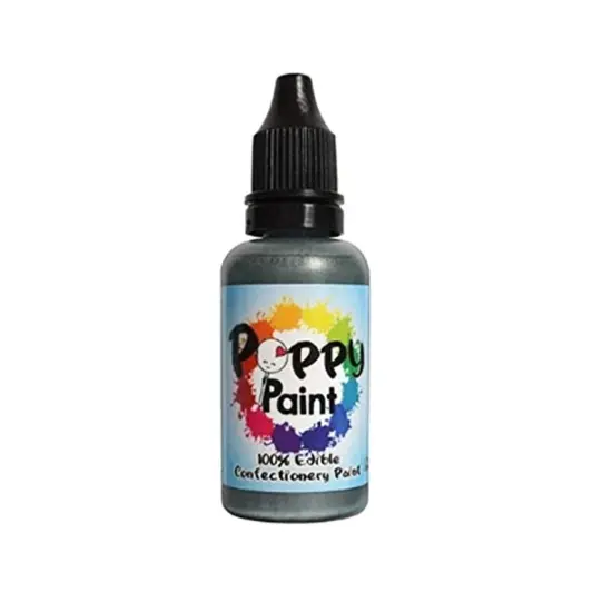 Gunmetal Edible Food Paint Fast Drying Metallic Confectionery Decorating Paint {2}