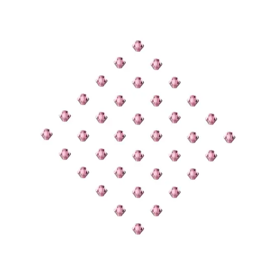 Preciosa 6mm Czech Crystals Bicone Rondelle Beads, 36pcs Light Amethyst {5}
