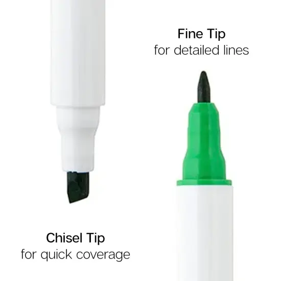 KINGART&reg; Twin-Tip&trade; Permanent Alcohol-Based Sketch Markers, 12 Colors {3}