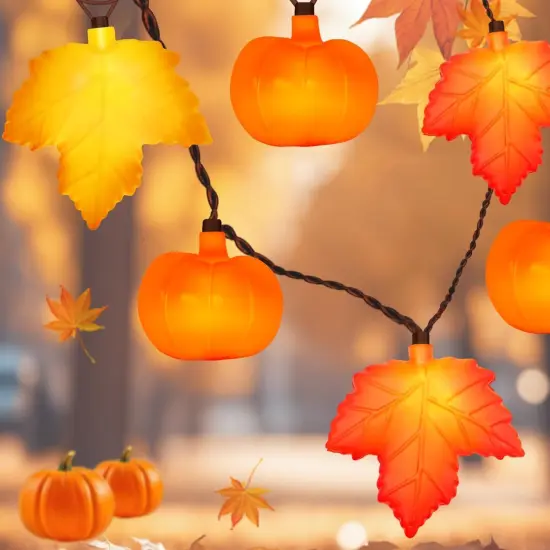 Fall String Lights - 8.5Ft LED {1}