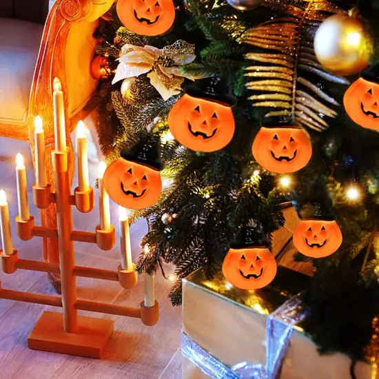 Halloween Pumpkin String Lights - 8.5FT {4}
