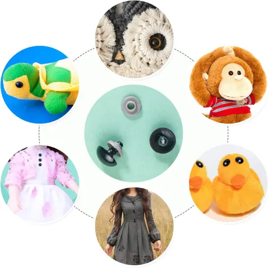 752pcs Safety Eyes and Safety Noses with Washers for Doll {5}