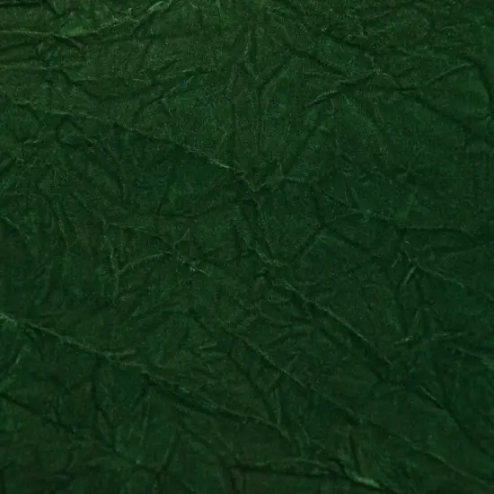 1 Yard Crushed Velvet Flocking Fabric for Upholstery Home Decor Drapery Crafts 58/60" Width Emerald Green {1}