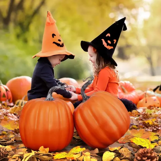 4PCS Big Artificial Pumpkins Table Display {4}