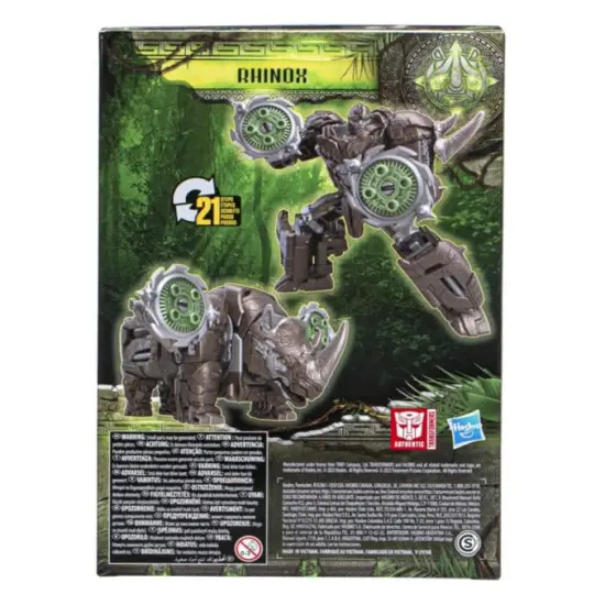 Transformers Rise of the Beasts Voyager Class Rhinox Action Figure {6}