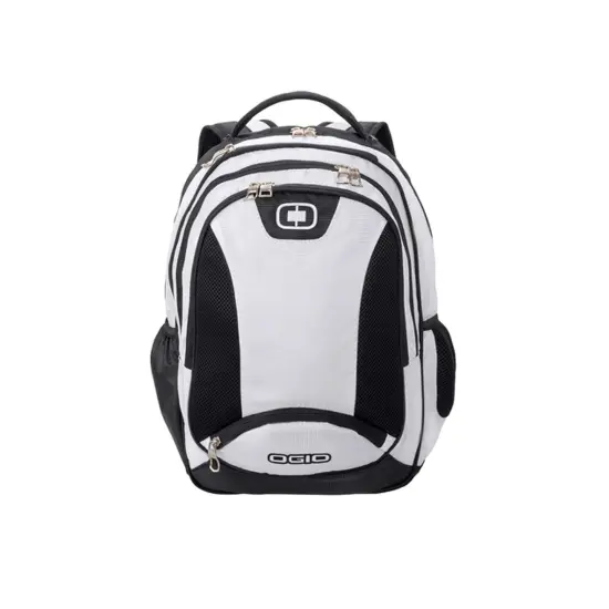 OGIO&reg; Spacious Laptop Backpack Black/Silver {6}