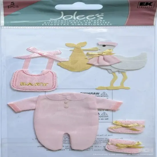 Jolee's Boutique Girl Clothes Dimensional Stickers {1}