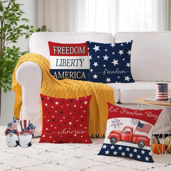 Throw Pillow Covers for 4th of July Decorations {4}