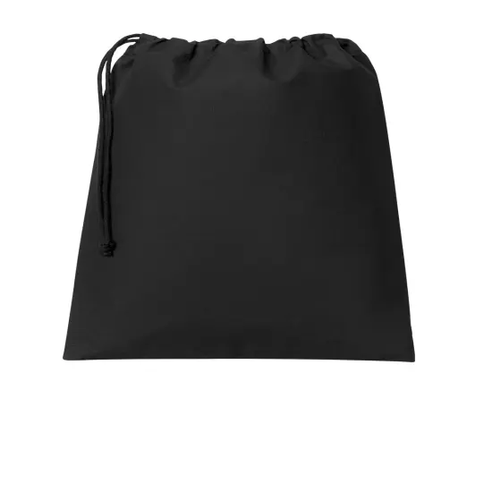Port Authority&reg; Core Cotton Drawstring Bag {3}