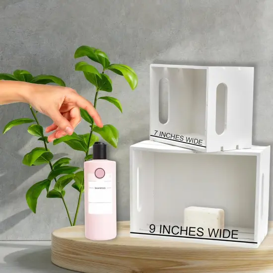 2 Pack, Nested Wooden Crates {2}