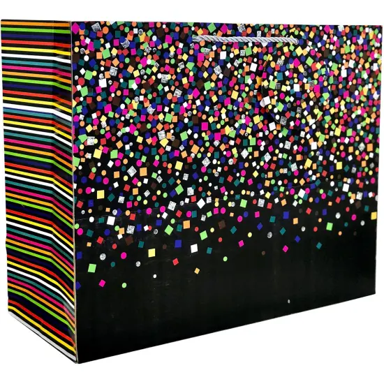Pack/6: Party Popper Gift Bag - 12-1/2 x 5 x 10" {2}