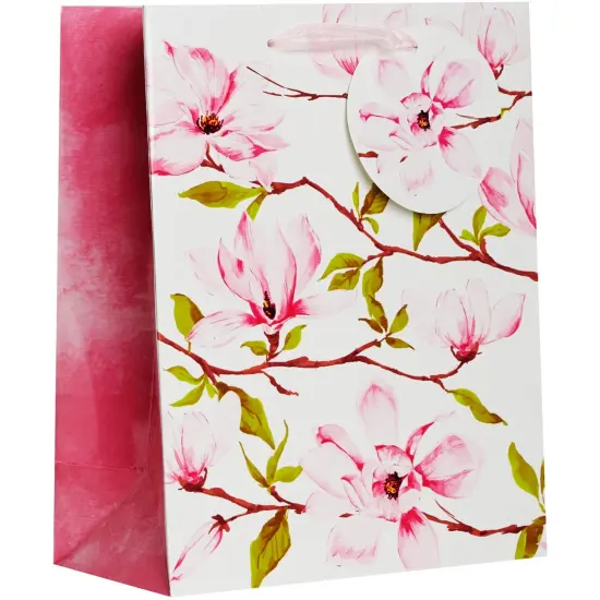 Pack/6: Magnolia Gift Bag - 8 x 4 x 10" {1}