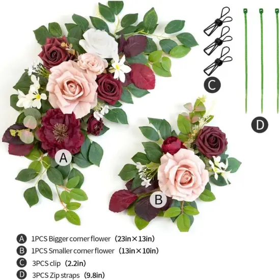 Table Decor Welcome Sign Flower Pack of 2 {2}