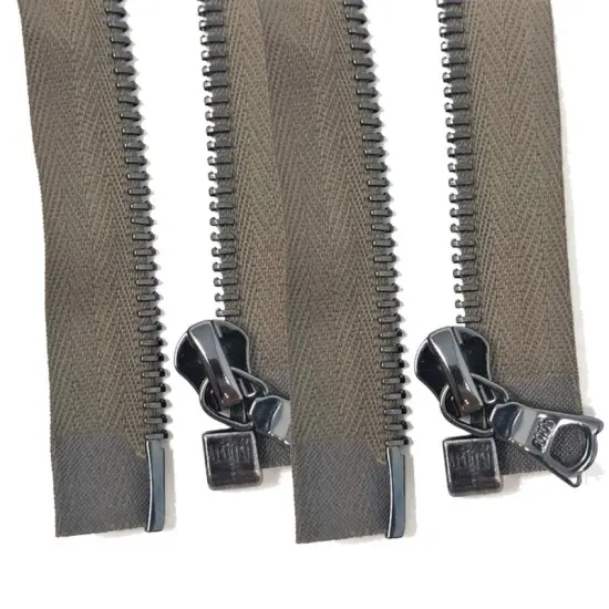 Zipper &ndash; Dark Camel 6MM Open Bottom Separating for Jackets and Outerwear {5}