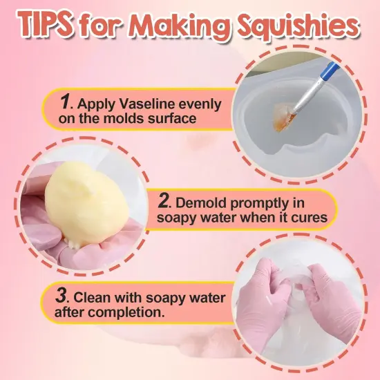 LET'S RESIN 4 Pcs Chicks Silicone Molds for Taba Squishy, Cute Animal Molds for Squishy Maker, Resin Casting, Effortless Demolding for Stress Relief DIY Decompression Gift Home Decor {3}