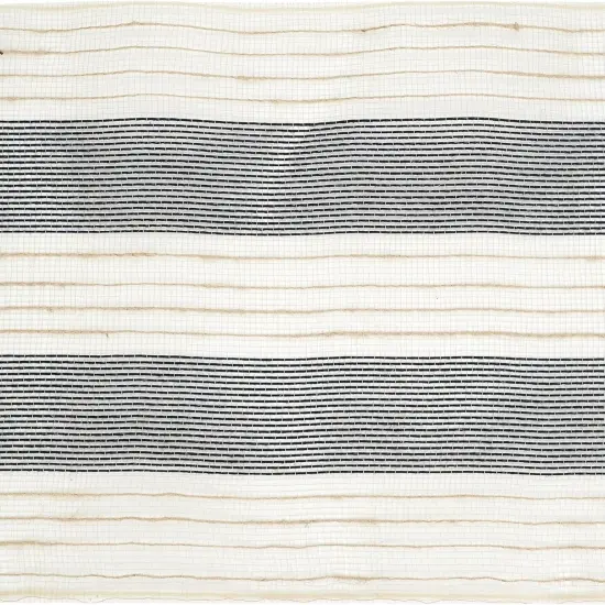 Jute Deco Mesh 10 Inch Jute Mesh Ribbon Natural and Black Wide Stripe Poly Mesh Ribbon {3}