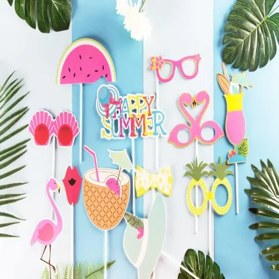 12 Pcs Summer Photo Booth Props {4}