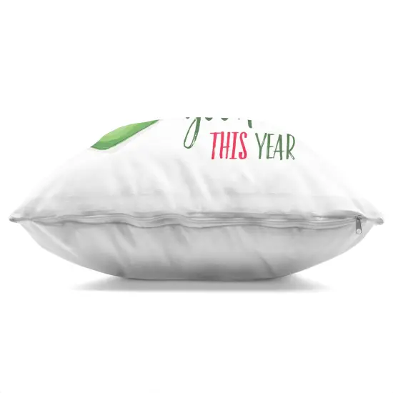 Stupell Industries Festive Be A Good Elf Decorative Printed Pillow design by Dogwood Portfolio, 18 x 7 x 18 {3}