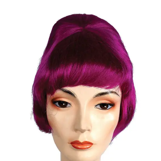 Spitcurl Bright Purple Wig {4}