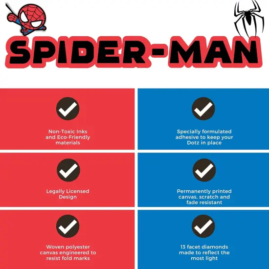 5D Diamond Painting Kit for Adults Web-Shooters, 8.7" x 8.7" {2}