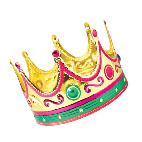 Adult Gold Foil Crowns 12 Units {5}
