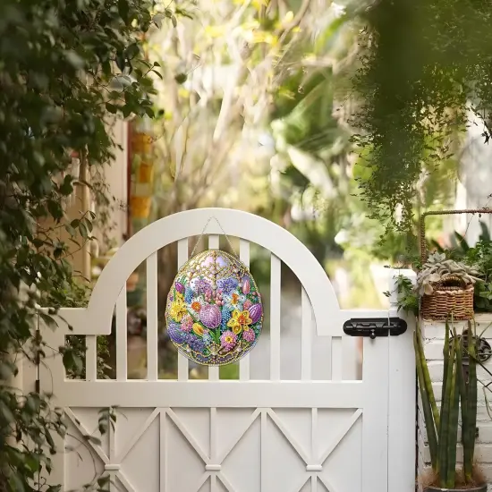 Easter Egg Flower Diamond Art Hanging Kit for Adult {5}