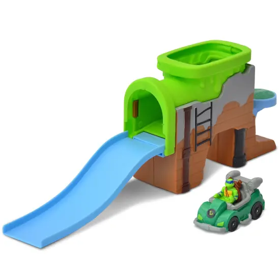 Legend Toys Teenage Mutant Ninja Turtles TMNT Mini Vehicle Playset &ndash; Ninja Turtles Race Track & Car Adventure - Officially Licensed {3}