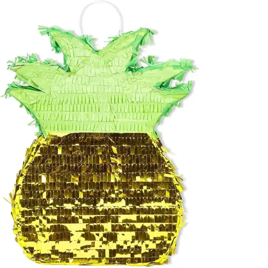 Pineapple Pinata for Hawaiian Luau Party Decorations, Kids Birthday (16.5 x 10 x 3 In) {3}