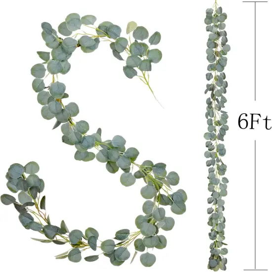 Artificial Eucalyptus Garland {2}