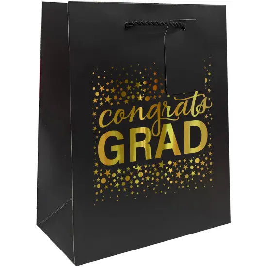 Pack/6: Congrats Grad Gift Bag - 8 x 4 x 10" {1}