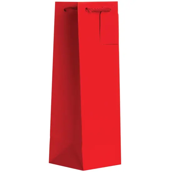 Pack/6: Matte Red Wine Bag - 4-1/2 x 4-1/2 x 14" {1}