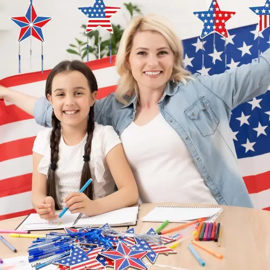 12 Pack Star Wind Chime Kit for Kids {5}