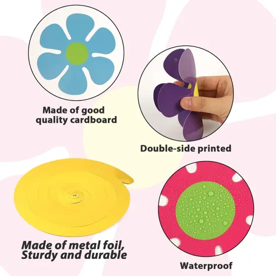 60s Hippie Party Foil Swirl Decorations {2}