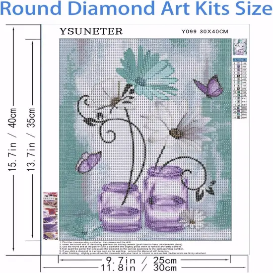 Daisy Diamond Art Painting Kits for Adults {4}