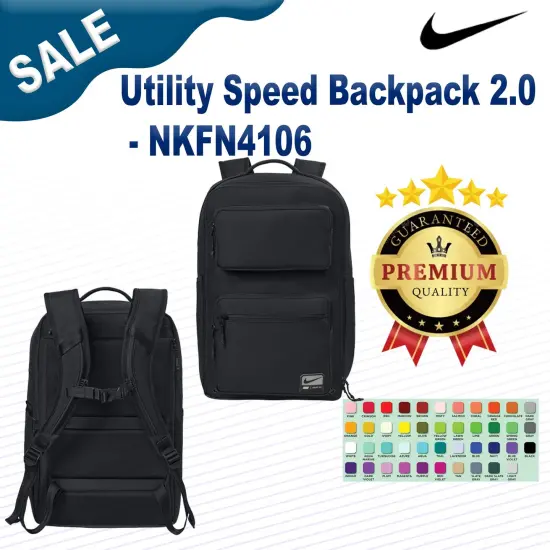Nike&reg; Utility Speed Backpack 2.0 Black {2}