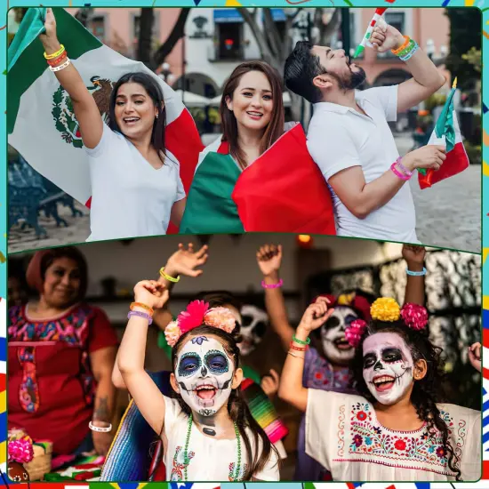 24pcs Mexican Fiesta Party Favors Silicone Bracelets Cactus Guitar Hat Rubber Wristbands for Fiesta Mexican Birthday Party Decorations Gift Goodie Bag Stuffers(8 Designs) {5}