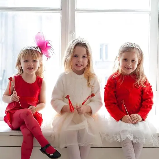 20 Pieces Girls Tiara Crown Silver Princess Crowns Girls Crystal Tiaras for Wedding Birthday Party {3}