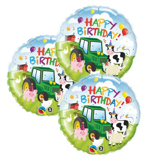 18" Birthday Barnyard Foil Balloon Farm Themed Party Decor {6}
