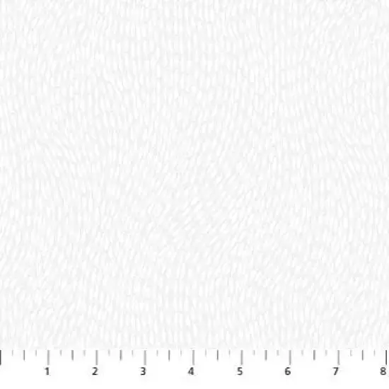 White Basically Black & White Beaded Wave Cotton 44"/45" Fabric Per Yard {1}