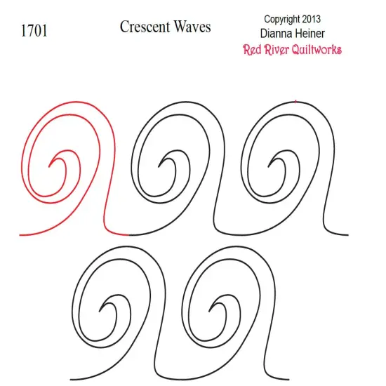 1701 Crescent Waves Pantograph {1}