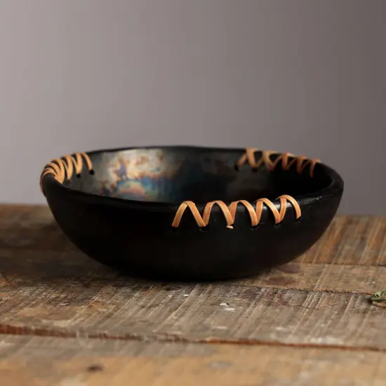Handcrafted Longpi Pottery Snack Bowl {2}